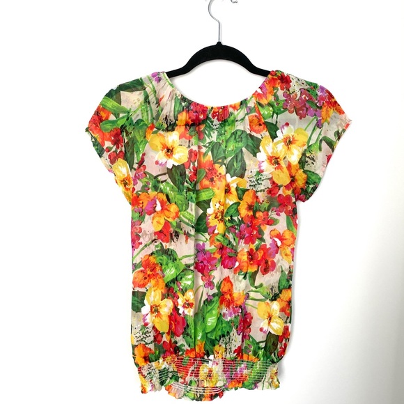 Tropical Floral Top 🌴 🌺 - Picture 3 of 7